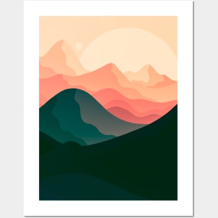 Sand dune mountains Posters and Art